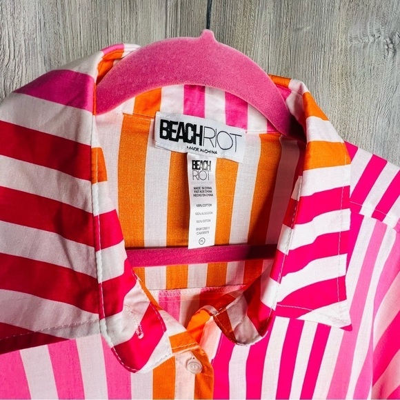 Beach Riot Alexa Sunset Stripe Shirt - Picture 4 of 6